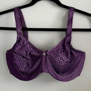 CHANTELLE C Magnifique Nouveau Seamless Unlined Minimizer Purple Bra 32G (4D)